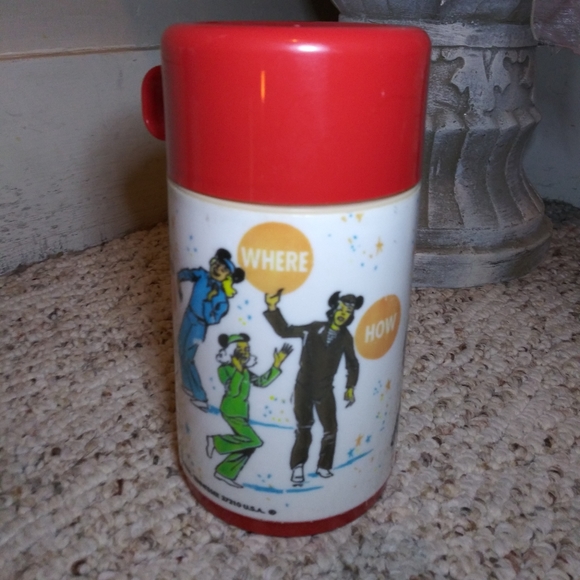 Vintage 1960-70's Aladdin Mickey Mouse Club Thermos - Picture 3 of 13